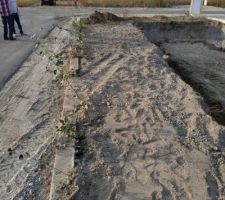 Debut de chantier le 09/10/2018
