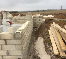 Coté du garage.