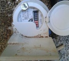 Pose du compteur d'eau via Gaz et Eaux