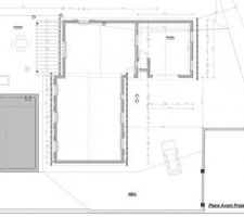 1ere esquisse du garage en attente d'un nouveau plan