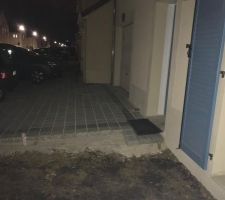 Les 2 places de parking opérationnels