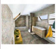 Salle de bain simulation Siehr