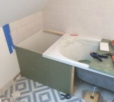 Fabrication tablier baignoire