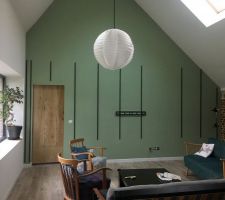 Habillage mur salon