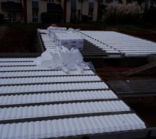 Pose poutrelles et hourdis sur vide sanitaire