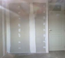 Chape de finition coulée : chambre 1