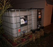 ça remplace SUEZ en attendant leur intervention... merci a mon voisin qui accepte de me remplir l'eau régulièrement pour l'avancement du chantier!!!