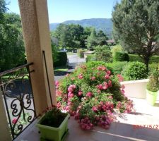 Vue de la terrasse côté sud