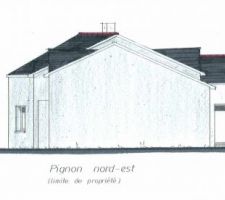 Pignon nord-est