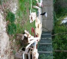 Construction de la cabane du jardin