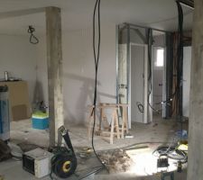 Montage des cloisons