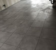 Carrelage pièce de vie