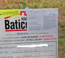 Le permis enfin affiché