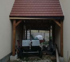 Pr&eacute;paration du montage
facade fini de couvrir