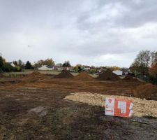 Début des travaux le 09/11/2018