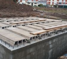 Hourdis béton pour le garage
