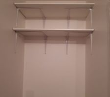 Placard de l'entrée en cours