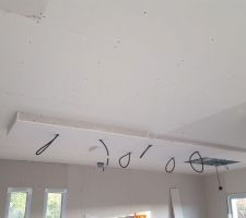 Faux plafond dans la cuisine