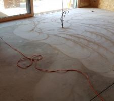 Ponçage de la chape