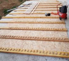 Création du guide pour faire le plafond à claire voie