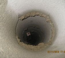 &Eacute;l&eacute;vation murs VS J9
Arase de 5 cm au dessus des murs en cours + Mise en place des attentes de continuit&eacute;