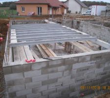 Mise en place dalle RDC J1