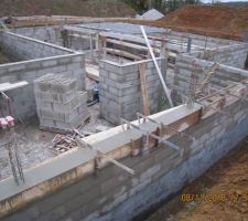 Mise en place dalle RDC J1