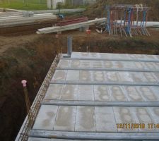 Mise en place dalle RDC J3