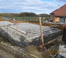 Mise en place dalle RDC J3