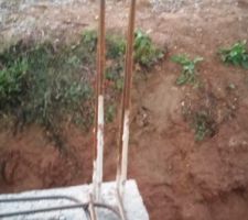 Mise en place dalle VS J4 (angle nord-ouest)