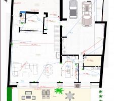 Plan électrique du RDC