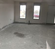 Ratissage mur rez de chauss&eacute;e