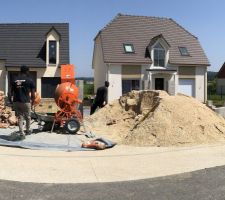 Préparation du sol pour dalle en béton