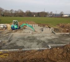 D&eacute;but des fondations