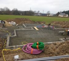 D&eacute;but des fondations