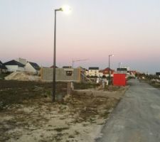 Les maisons du lotissements commencent &agrave; prendre forme !