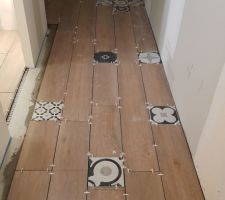 Carrelage salle d'eau suite parentale
