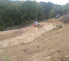 Terrassement terrain en pente