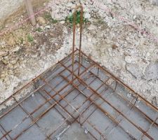 Ferraillage d'angle