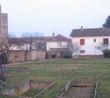 Suite de la visite . photo prise avant séparation de la parcelle