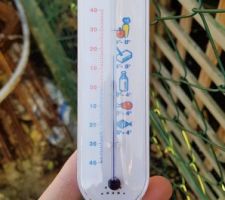 Petit check de la température extérieure: 16.5°C
