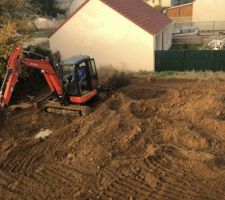 Terrassement en cours