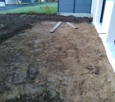 La futur terrasse