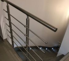 Réalisation de l?escalier par la société escal concept.