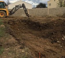 Premiers coups de pelleteuse