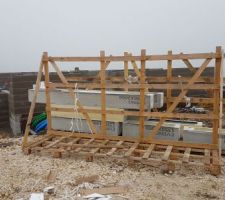 R&eacute;ception des coffres de volets