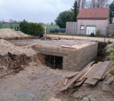 Poutrelle et hourdis en place