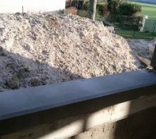 Appuis de cuisine posé (mais félé dès la pose !)