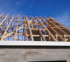 Charpente en place