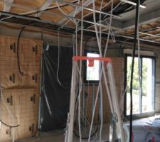 Raillage et isolation murs